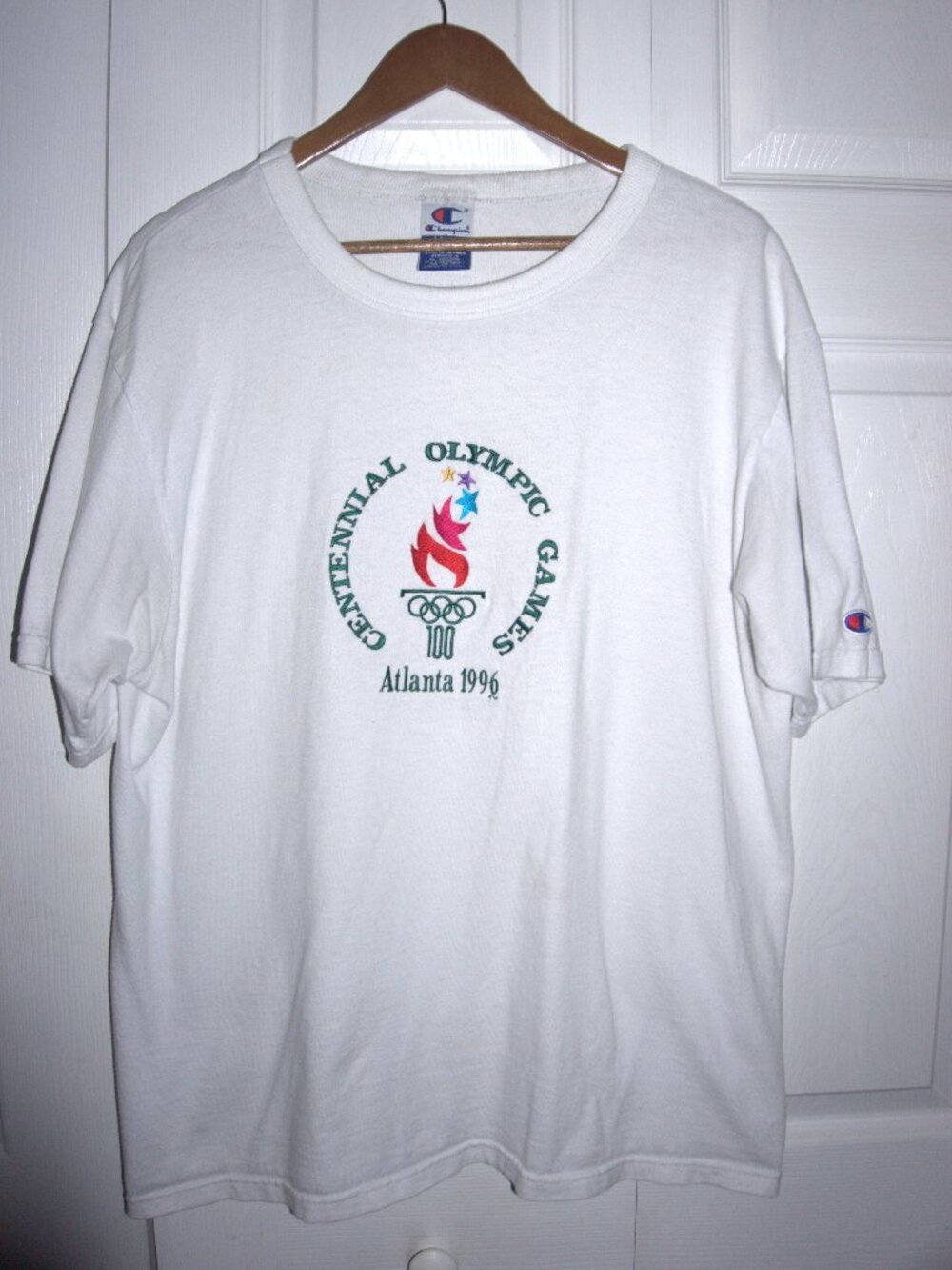 Vintage Champion 1996 Atlanta Olympics T Shirt 90s